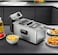 Electric Deep Fryer 3L, Stainless Steel Deep Fat Fryer with Glass Window, Adjustable Thermostat, Frying Basket, 1-Year Warranty, Countertop Oil Fryer for Home, Restaurants & Fast Food