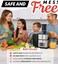 Heavy Duty 4 in 1 Juicer Blender, Digital Display, 6-Speed Electric Juice Extractor, Stainless Steel Wide Mouth Juicer with Self-Cleaning for Fruits &amp; Vegetables