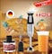 Multi-Function 4 in 1 Hand Blender, 5-Speed Adjustable Immersion Blender with Turbo, Whisk, Food Chopper &amp; Measuring Cup for Blending, Chopping &amp; Whisking