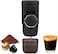 Mini Portable Espresso Coffee Maker, Fast Manual Coffee Brewer Compatible with Ground Coffee & NS Capsules for Home, Office, Travel & Camping