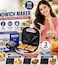 3 in 1 Breakfast Maker, Sandwich Toaster, Grill & Waffle Machine with Removable Non-Stick Plates, Easy-Clean Electric Sandwich Press