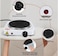 Single Burner Electric Hot Plate: Portable Countertop Stove with Adjustable Temperature Control