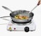 Single Burner Electric Hot Plate: Portable Countertop Stove with Adjustable Temperature Control
