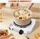 Portable Electric Hot Plate Single Burner, Adjustable Temperature Countertop Stove, Compact Electric Cooker for Home Kitchen, Office, Travel &amp; Dorm