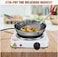 Single Burner Electric Stove, Portable Hot Plate with Adjustable Heat Control, Compact Countertop Cooker for Cooking, Boiling & Warming Food