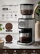 Professional Coffee Bean Grinder, 180W Conical Burr Grinder with 52 Adjustable Grind Settings, Stainless Steel Housing, Anti-Static Design for Espresso &amp; Filter Coffee