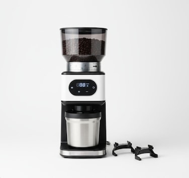 Premium Electric Coffee Bean Grinder, 40mm Conical Burr, 52 Grind Settings, 320g Bean Capacity, Low Noise 600RPM Grinder for Espresso, Turkish & Drip Coffee