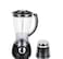 2 in 1 Electric Blender with Coffee Grinder, 1.5L Kitchen Blender, 4-Speed Control, Smoothie & Juice Maker for Fruits, Vegetables, Coffee Beans & Spices
