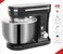 1200W Electric Stand Mixer, 5L Large Capacity with 6-Speed Control & 3 Attachments - Black