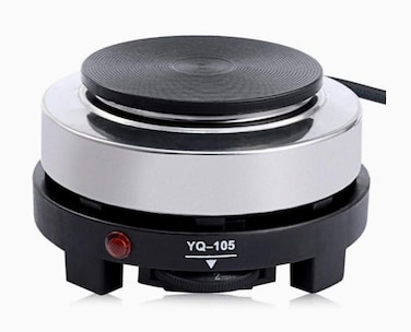 Electric Hot Plate Warmer, 500W Single Burner, Multifunctional Portable Coffee &amp; Cooking Stove
