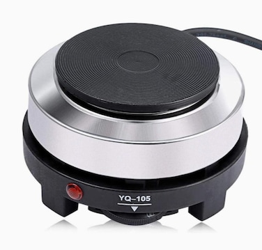 Electric Hot Plate Warmer, 500W Single Burner, Multifunctional Portable Coffee &amp; Cooking Stove