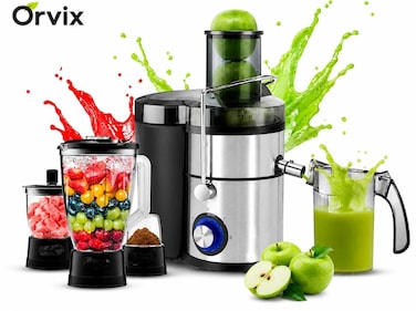 owerful 4 in 1 Blender Juicer Grinder Chopper &ndash; 1.5L Electric Mixer Grinder with Pulse Function, Multi-Speed Control, Stainless Steel Blades for Smoothies, Juice, Spices &amp; Food Processing