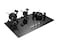 3 Burner Gas Cooktop, Black Tempered Glass Gas Stove with Flip Burner, Thermocouple Safety Protection, High Efficiency 3 Burner Hob, Durable Built-In Kitchen Cooker