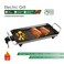Electric Grill for BBQ & Roast, Adjustable Temperature Control, Fast Heating Non-Stick Indoor Grill with Cool-Touch Handles for Meat, Fish, Vegetables & Family Gatherings