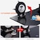 2 Burner Gas Cooktop with Black Tempered Glass, Built-In Gas Stove with Thermocouple Safety Protection, High Efficiency Dual Burner Hob, Durable Kitchen Cooktop