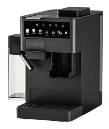 20 Bar Espresso Coffee Machine with Built-In Burr Grinder, 5 in 1 Capsule Coffee Maker, 1350W Compatible with Nespresso, Dolce Gusto, Caffitaly, Ground Coffee & Coffee Beans with Milk Tank