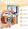 Mini Digital Camera with Flip Screen &amp; Keychain, 1080P HD Thumb Size Camera with LCD Display, Built-In Flash, Rechargeable Compact Camera for Travel, Kids, Concerts &amp; Vlogging