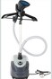 Upright Garment Steamer 1.6L Water Tank, Fast 30-Second Heating, 32g/min Steam Output, Adjustable Height Telescopic Stand Clothes Wrinkle Remover for Home, Office &amp; Travel, Black &amp; Grey
