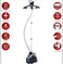 Upright Garment Steamer 1.6L Water Tank, Fast 30-Second Heating, 32g/min Steam Output, Adjustable Height Telescopic Stand Clothes Wrinkle Remover for Home, Office &amp; Travel, Black &amp; Grey