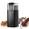 Electric Coffee Grinder 150W with 60g Capacity, Stainless Steel Blades, Adjustable Grinding Control, Transparent Cover, Compact Grinder for Coffee Beans, Nuts, Herbs, Spices