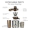 Velnora Multifunctional Centrifugal Juicer Machine with Wide Mouth Feed Chute, 2-Speed Electric Juicer for Fruits &amp; Vegetables, Stainless Steel Juice Extractor, Powerful Motor, Anti-Drip Spout, Easy to Clean