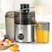 Velnora Multifunctional Centrifugal Juicer Machine with Wide Mouth Feed Chute, 2-Speed Electric Juicer for Fruits &amp; Vegetables, Stainless Steel Juice Extractor, Powerful Motor, Anti-Drip Spout, Easy to Clean