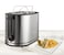 2 Slice Bread Toaster 950W, Stainless Steel Electric Toaster with Extra-Wide Slots, 7-Level Adjustable Browning Control, High-Lift Lever & Removable Crumb Tray for Toast, Bagels & Waffles