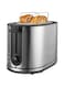 2 Slice Bread Toaster 950W, Stainless Steel Electric Toaster with Extra-Wide Slots, 7-Level Adjustable Browning Control, High-Lift Lever & Removable Crumb Tray for Toast, Bagels & Waffles