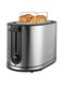 2 Slice Toaster 950W with Extra-Wide Bread Slots, Adjustable Browning Settings, High Lift Function, Removable Crumb Tray & Stainless Steel Finish for Perfect Toast, Bagels and Waffles