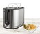 2 Slice Toaster 950W with Extra-Wide Bread Slots, Adjustable Browning Settings, High Lift Function, Removable Crumb Tray & Stainless Steel Finish for Perfect Toast, Bagels and Waffles
