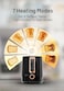 2 Slice Bread Toaster 700W, Electric Breakfast Toaster with 2 Slots, Removable Crumb Tray, Eject Button with Safety Device, Black Plastic Body & Stainless Steel Finish for Toast, Bagels & Waffles