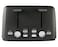 4 Slice Electric Toaster 1600W with 4 Bread Slots, Adjustable Browning Control, Reheat and Defrost Functions, Removable Crumb Tray & Stylish Matte Black Finish for Home Kitchen