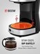 Drip Coffee maker Filter Coffee Machine with 1.5L Water Tank, Drip Coffee Maker with Anti-Drip Function, Removable Filter Basket, Automatic Shut-Off, Water Level Indicator, On/Off Indicator