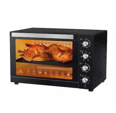 35L Electric Oven Toaster with Convection Fan & Rotisserie, 2800W Multi-Function Countertop Oven for Baking, Grilling & Roasting, 7-Function Control, 60-Min Timer & Adjustable Temperature