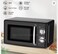 Mechanical Microwave Oven 20L 700W, Manual Control Microwave with 30-Minute Timer, 245mm Turntable Glass Tray, Defrost Function & Cooking End Signal