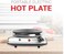 Electric Hot Plate 1500W Single Burner, Portable Stainless Steel Hotplate with Adjustable Thermostatic Temperature Control & Overheat Protection