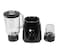 2 in 1  Blender & Grinder with 1.5L Glass Jar, Ice Crushing Blades 600W, 2 Speeds + Pulse Function, Overheat Protection, Safety Lock & Easy-Clean Detachable Parts