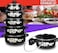 10 Piece Stainless Steel Casserole Cookware Set with Lids, 16/18/20/22/24cm, Induction Compatible, Durable Healthy Cooking Pots, Complete Kitchen Cookware Set