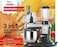 Multifunction Kitchen Machine 3 in 1, 6.5L Stand Mixer with Blender &amp; Chopper, Electric Dough Mixer, Cake Maker, Meat Grinder, Stainless Steel Bowl, 6 Speeds with Pulse Function