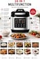 6L Electric Pressure Cooker 24-in-1 Multi Cooker – Touch Control Panel, 3 Pressure Settings, 24-Hour Preset Timer, Maifan Stone Non-Stick Pot, Automatic Lid Lock & Safety Protection