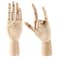 2 Pack 12 Inch Wooden Artist Mannequin Hands – Left & Right Flexible Wooden Hand Models for Drawing, Sketching, Painting, Anatomy Study, Home Office Decor & Art Display