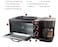 Breakfast Station 3 in 1 1500W – 9L Toaster Oven, Coffee Machine & Non-Stick Griddle, All-in-One Breakfast Maker for Kitchen, Apartment, RV & Office