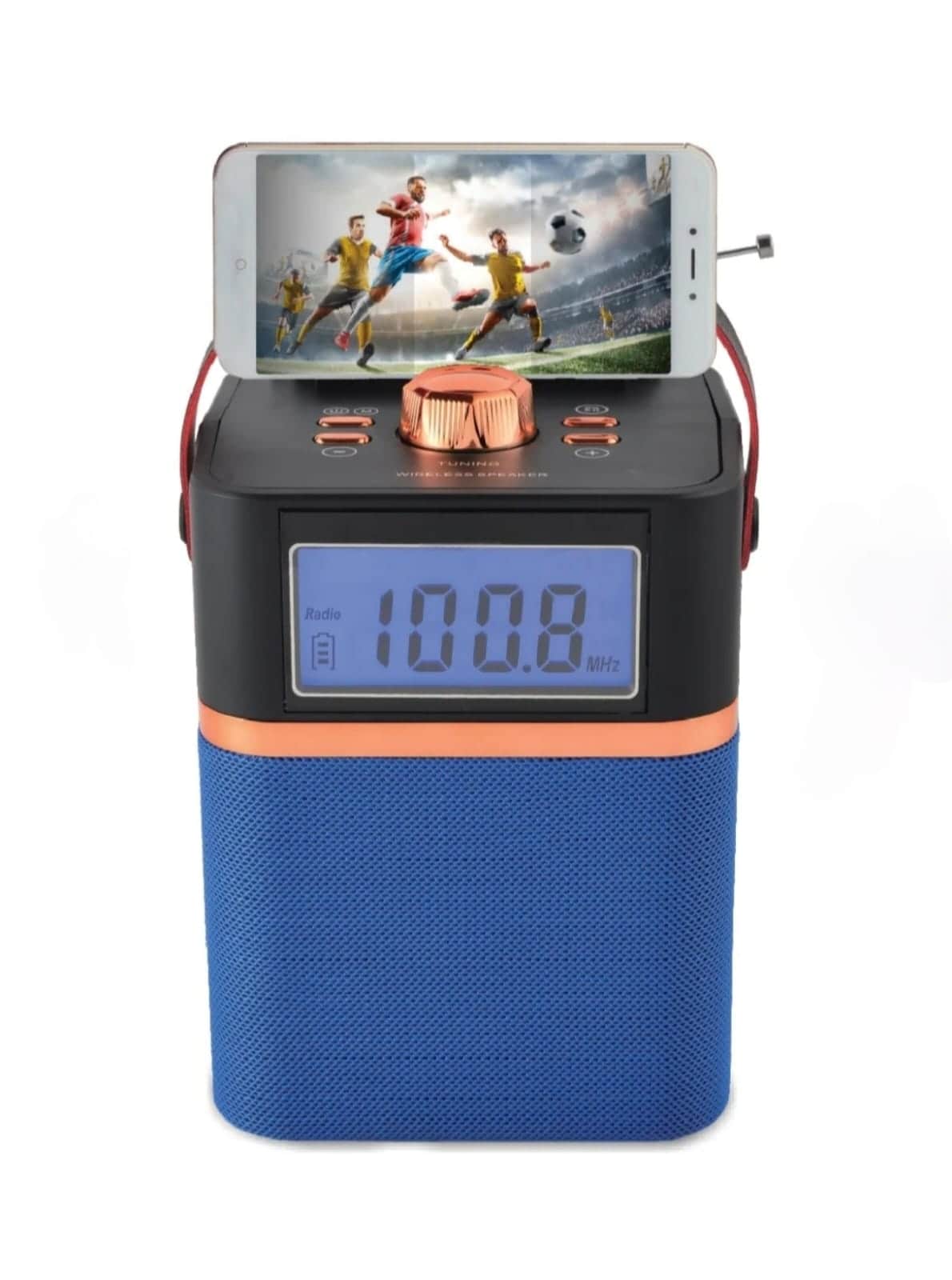 velnora Velnora Rechargeable Bluetooth Portable Speaker With Fm Radio Led Display Battery 15W