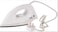 Dry Iron with White Ceramic Soleplate, Non-Stick Fast Heating Iron, Adjustable Temperature Control, Lightweight Clothes Iron for Home & Travel