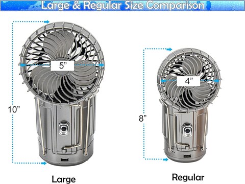 Solar Fan LED Camping Light, Portable 3-in-1 Foldable Lantern with USB &amp; Solar Charging, Adjustable Fan &amp; Bright LED, for Camping, Fishing, Hiking, Night Walking,