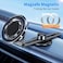 حامل هاتف مغناطيسي لسيارات Tesla - حامل هاتف للسيارة قابل للطي والانزلاق، مغناطيس قوي لقبضة آمنة، مثبت على لوحة القيادة والشاشة، متوافق