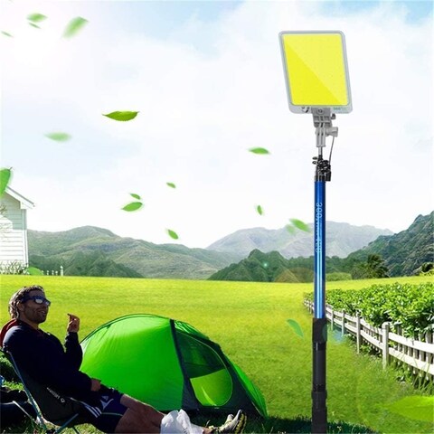 Garden Portability Umbrella Light &ndash; 12V LED Camping Lamp for Outdoors, Road Travel, Garden Tent &ndash; Self-Contained Work Light &amp; Floodlight, Portable Illuminator
