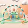 Baby Play Gym Mat with Music, Lights, and Pedal Piano - Newborn Activity Playmat   Music Light Crawling Activity Rug Toy Infant Gift