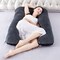 Pregnancy Pillow for Sleep - U Shaped Full Body Pillow with Removable Pillowcase - Comfortable Maternity Support Pillow