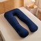 Pregnancy Pillow for Sleep - U Shaped Full Body Pillow with Removable Pillowcase - Comfortable Maternity Support Pillow